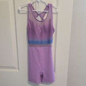 Purple and Blue Sparkle Leotard